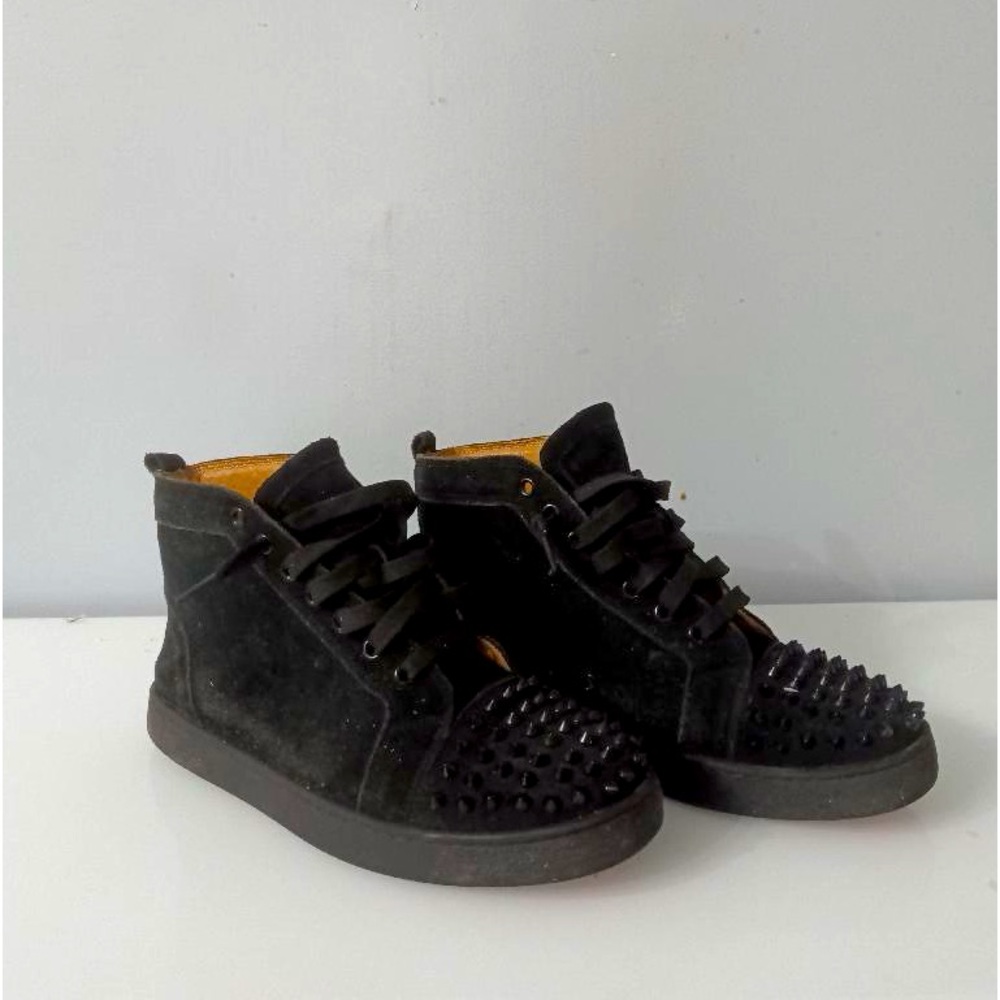 Cristian Louboutin red bottom sneakers